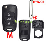 For Hyundai Kia key shell with oval logo place,if need other button,pls buy the key rubber pad(Code:KZ-HYUPAD)