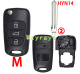 For Hyundai Kia key shell with oval logo place,if need other button,pls buy the key rubber pad(Code:KZ-HYUPAD)
