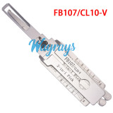 Lishi FB107/CL10-V 2 in 1 tool.Support Renault models