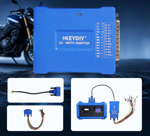 2026 KEYDIY MOTO TOOL Motorcycle Adapter.Supports Honda, Yamaha, and 3rd Ducati etc, offering convenient solutions for motorcycle repair, key replacement, and anti-theft system services.