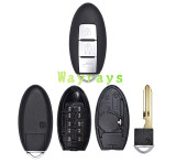 For Nissan S180144311 4A chip PCF7945M with FSK 434mhz Keyless 3 button remote key