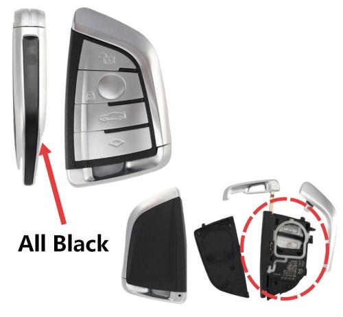 [Small stock]For BMW CAS4 + FEM DBC key shell with logo place ,the side with all black