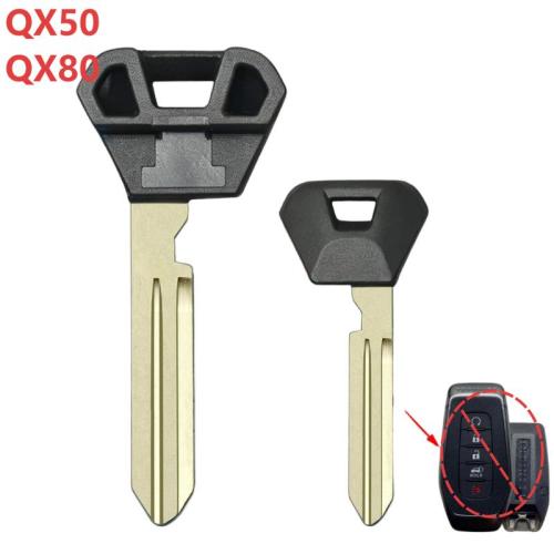 For Nissan Infiniti QX50 QX80 mergency key blade