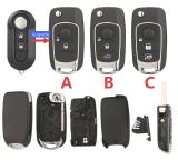 For Fiat 500 Panda modified key shell with logo place