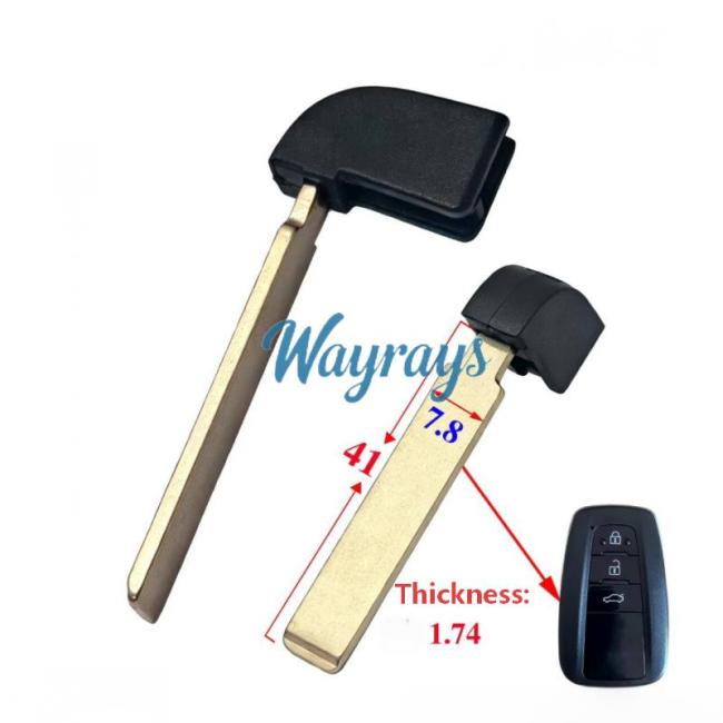 For Toyota CHR emergency key blade