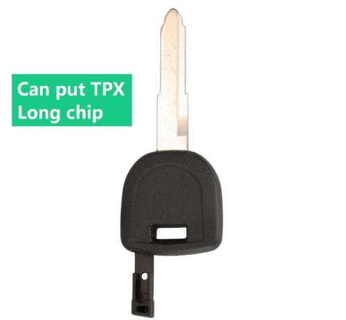 For Mazda transponder key shell without chip which can put TPX long chip without logo