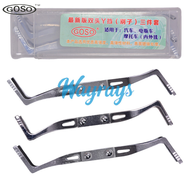 GOSO latest version double-ended Y-shaped wrench 3pcs/set