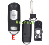 [New model②] For Mazda key shell with OEM logo place