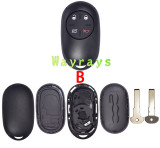 For Fiat 500E 500L 500X key shell without logo