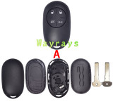 For Fiat 500E 500L 500X key shell without logo