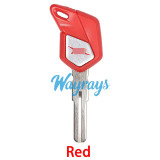 [with logo place] For MV Agusta motorcycle key shells,GPR125 150 APR150-V,please choose the color