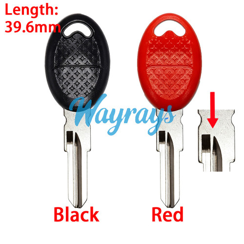 [Length:39.6mm] [no logo place] For Aprillia motorcycle key shells,RS125 250 SL750RST1000 MANA850,please choose the color