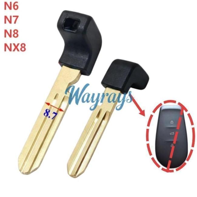 For Nissan 25 years N6 N7 N8 NX8 mergency key blade