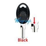 [Length:34.2mm] [with OEM logo place] For Aprillia motorcycle key shells,1000 GPR125 GPR150 APR150,please choose the color