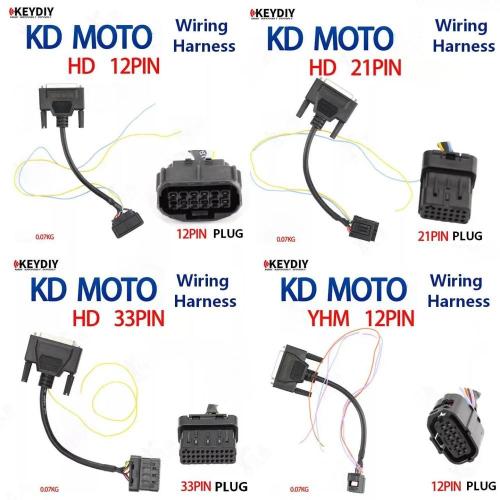 Keydiy for honda yamaha motor adapter wiring harness Connector 12PIN 21PIN 33PIN