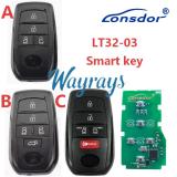 LONSDOR LT32 Series for TOYOTA/LEXUS 4A-B6 LT32-03 PCB Smart Key