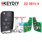 Keydiy DZ-ZB15-4 smart remote，mainly used for VW 5C. Also For 46.47.48.49.4A、MQB48 chip types, match it to the car after generating it，its functionis the same as the original smart key