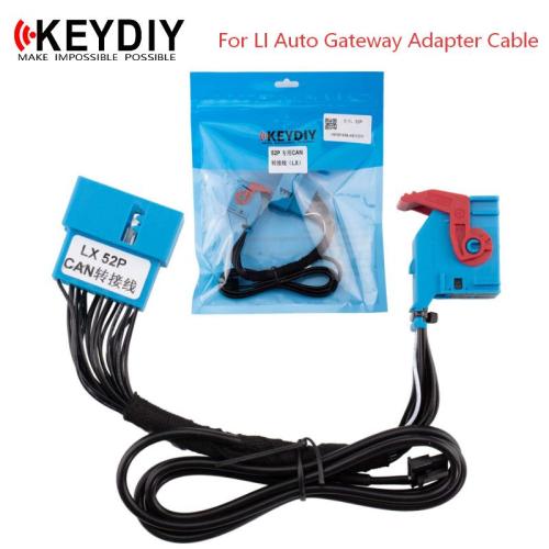 2026 Keydiy LI Auto Gateway Adapter 52P Cable, work with KD-X4
