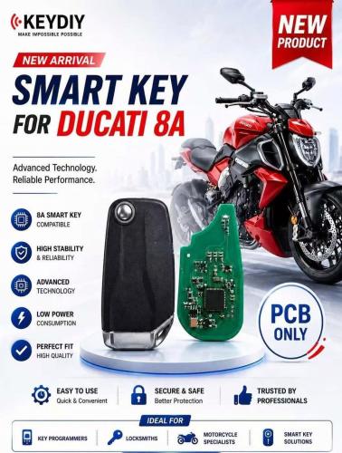 KEYDIY DZ-DU-MOTO 8A Smart Key Board Suitable for Ducati