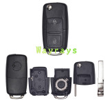 For VW 1J0959753CT ID48 chip with 434mhz 2 button remote key