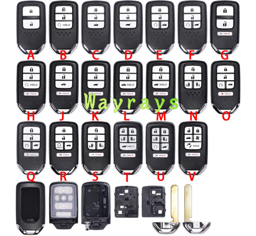 For Honda key shell  without logo or with OEM logo place,
