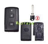 For Toyota Crown key shell with logo place