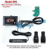 No.1 Bodyguard Terminator Series – 809 Mercedes-Benz FBS4 Adapter Box,for Mercedes-Benz models originally equipped with a key-based ignition system, the vehicle retains the key-based ignition method after the modification.