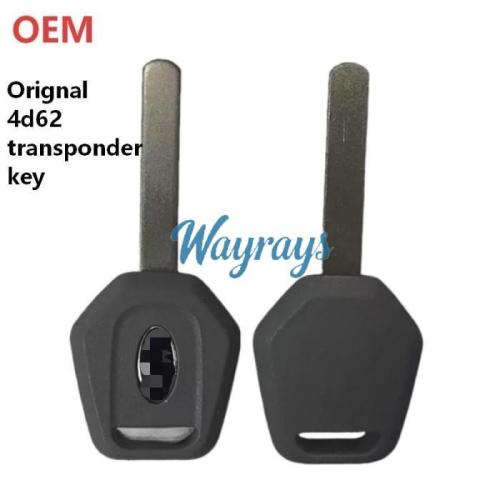 For Original Subaru transponder 4D62 key with OEM logo place