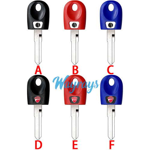 [with logo place] For Ducati motorcycle key shells,748 749 848 696 996 999 1098,please choose the color
