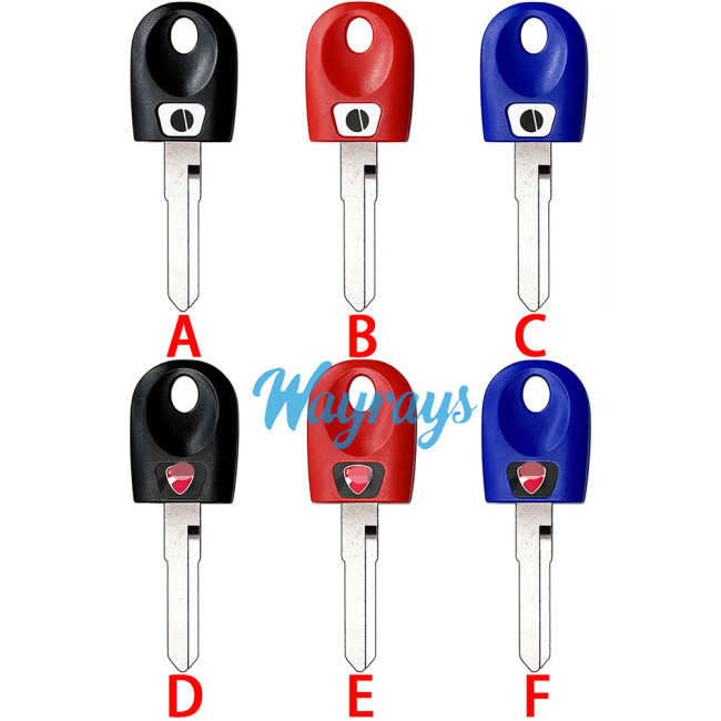 [with logo place] For Ducati motorcycle key shells,748 749 848 696 996 999 1098,please choose the color