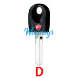 [with logo place] For Ducati motorcycle key shells,748 749 848 696 996 999 1098,please choose the color