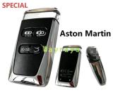 For Aston Martin Brand new  key shell with OEM logo place