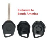 [South America market] For VW transponder key shell without chip with logo place