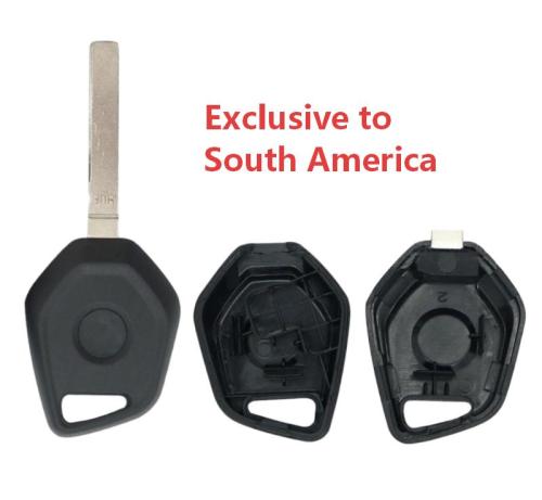 [South America market] For VW transponder key shell without chip with logo place