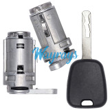 For Peugeot Old 307 left door lock with VA2 key