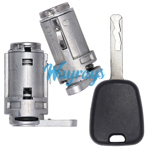 For Peugeot Old 307 left door lock with VA2 key