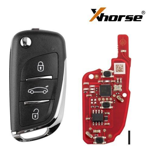XEDS21EN Xhorse DS type 3 button remote with Super chip,Second Generation,Replace old XEDS01EN