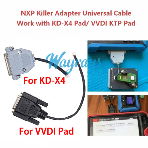 NXP Killer Adapter Universal cable, work with KD-X4 Pad and VVDI Key tool plus Pad