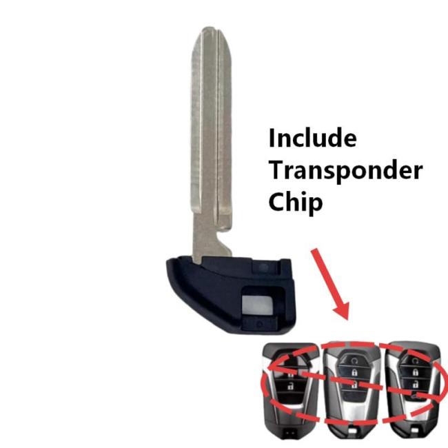 Original 21-23 Isuzu DMAX emergency key blade include the transponder chip