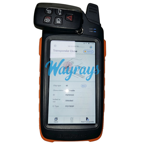 (Editable ID) For Landrover KOBJTF10A ID49 chip PCF7953P with FSK 434mhz keyless 4+1 button remote key
