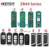 Keydiy ZB44-3(Only PCB) smart remote，For 46.47.48.49.4A、MQB48、5C chip types, match it to the car after generating it
