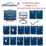 2026 Encrypted Solder-Free Adapter Kit 14pcs for BMW G/U Chassis BDC2/BDC3/BCP and VAG 5C 5D Keys , Works with K518 Pro K518ISE Series