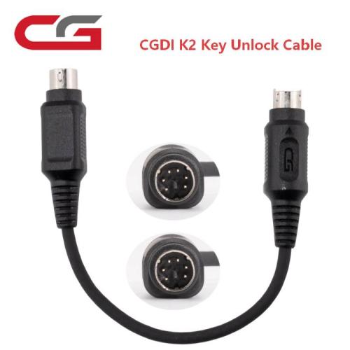 CGDI K2 Key Unlock Cable,Length 18cm Double-headed MINI DIN 6P Male Connector