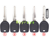 For Mitsubishi transponder key shell without chip without logo,can put tpx long chip and short ceramics chip
