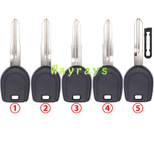 For Mitsubishi transponder key shell without chip without logo,can put tpx long chip and short ceramics chip