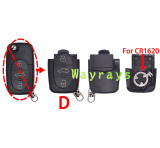 [Small battery model] [Without blade] For VW Audi key shell part