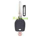 For Mitsubishi transponder key shell without chip without logo,can put tpx long chip and short ceramics chip