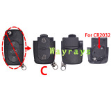 [Big battery model] [Without blade] For VW Audi key shell part
