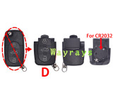 [Big battery model] [Without blade] For VW Audi key shell part