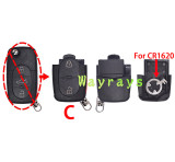 [Small battery model] [Without blade] For VW Audi key shell part